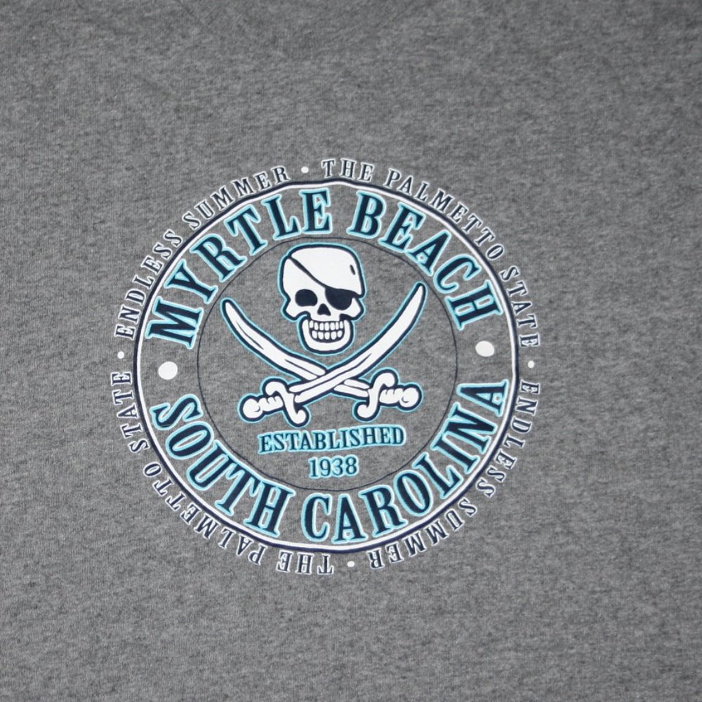 🏴☠️ Pirate Myrtle Beach Tee – Boys L